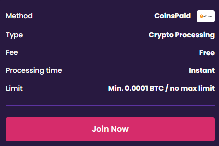 Vegas Now Crypto Options