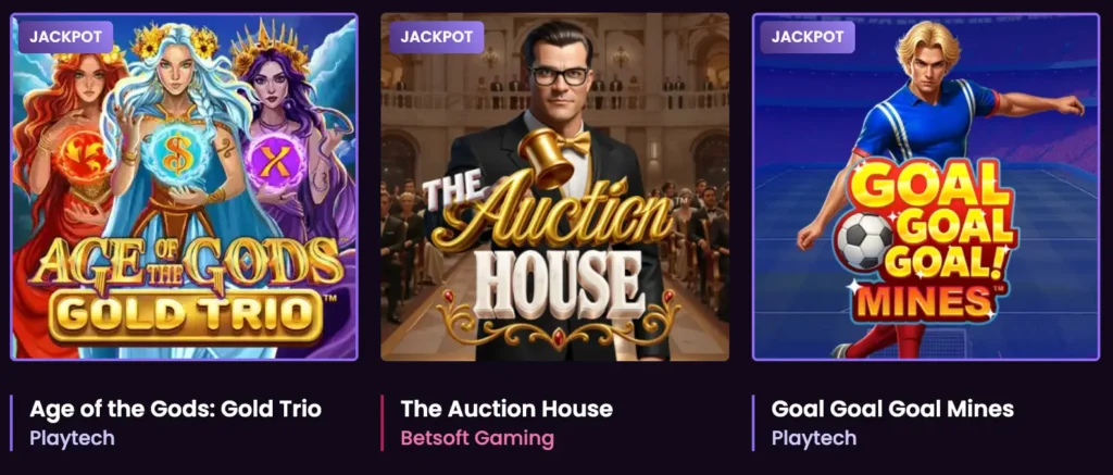 VegasNow Casino Jackpots