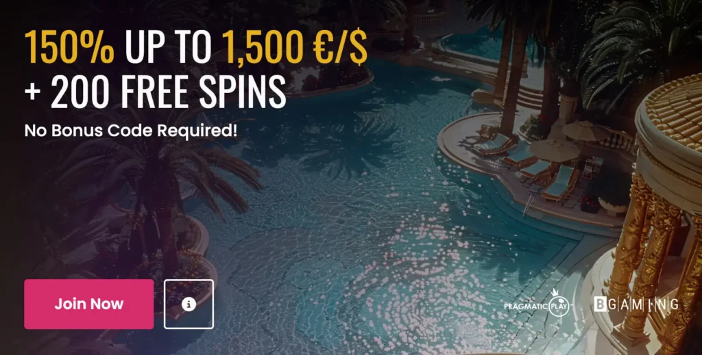 VegasNow Welcome Bonus